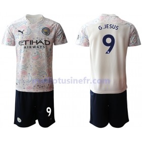 Maillot de Foot Manchester City Gabriel Jesus 9 Troisième 2020-21 - Enfant